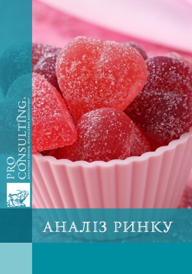 Аналіз ринку цукристих кондитерських виробів України. 2011 рік